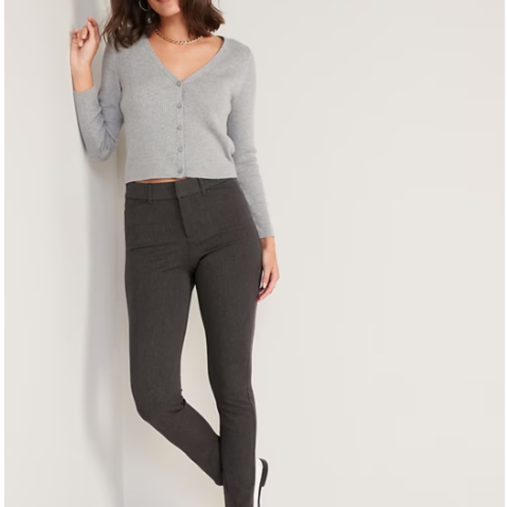 Old Navy High-Waisted Pixie Skinny Pants - size 12 - EUC